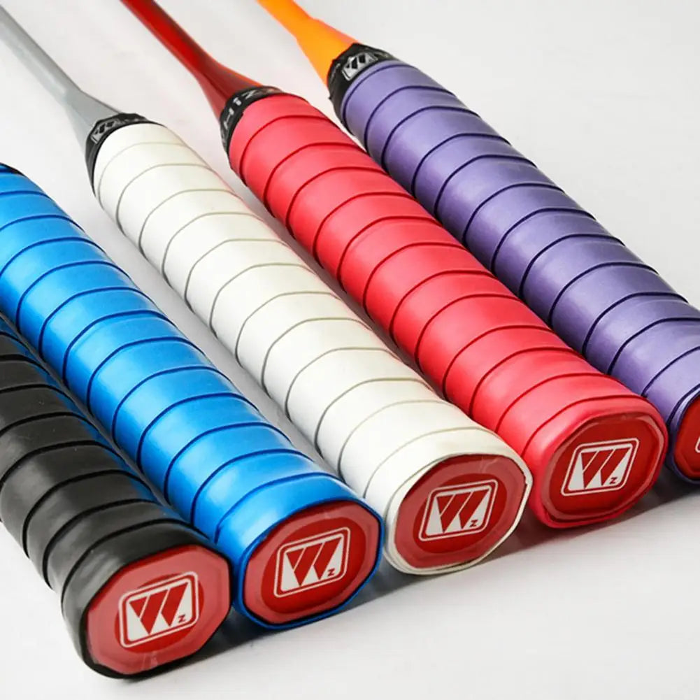 110*2.5cm Tennis Racket Grip Tape Anti Slip Sweat Absorbent Grip Overgrip Tape Badminton Tennis Cover Tape Sports Accessories