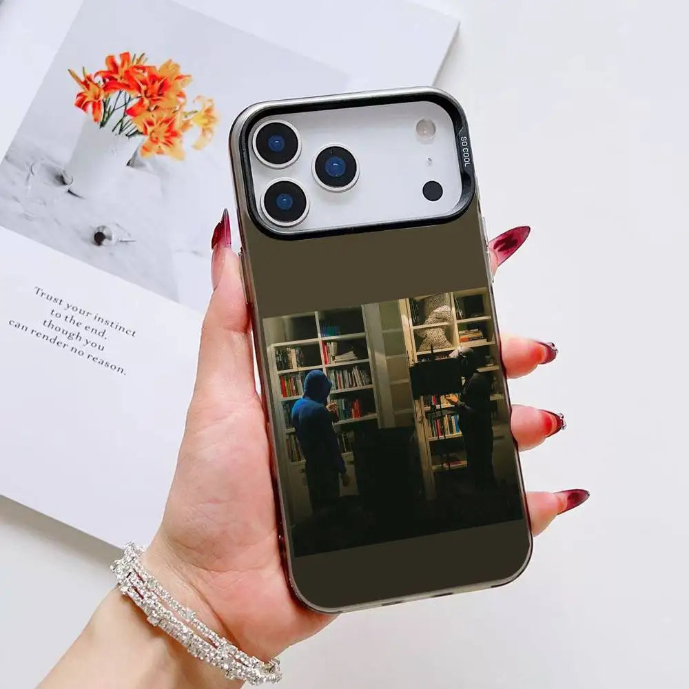 M-Morad MDLR Morad04 Phone Case For iPhone 12 13 14 15 16 17Pro Max Plus Protect Plating Phone Cover