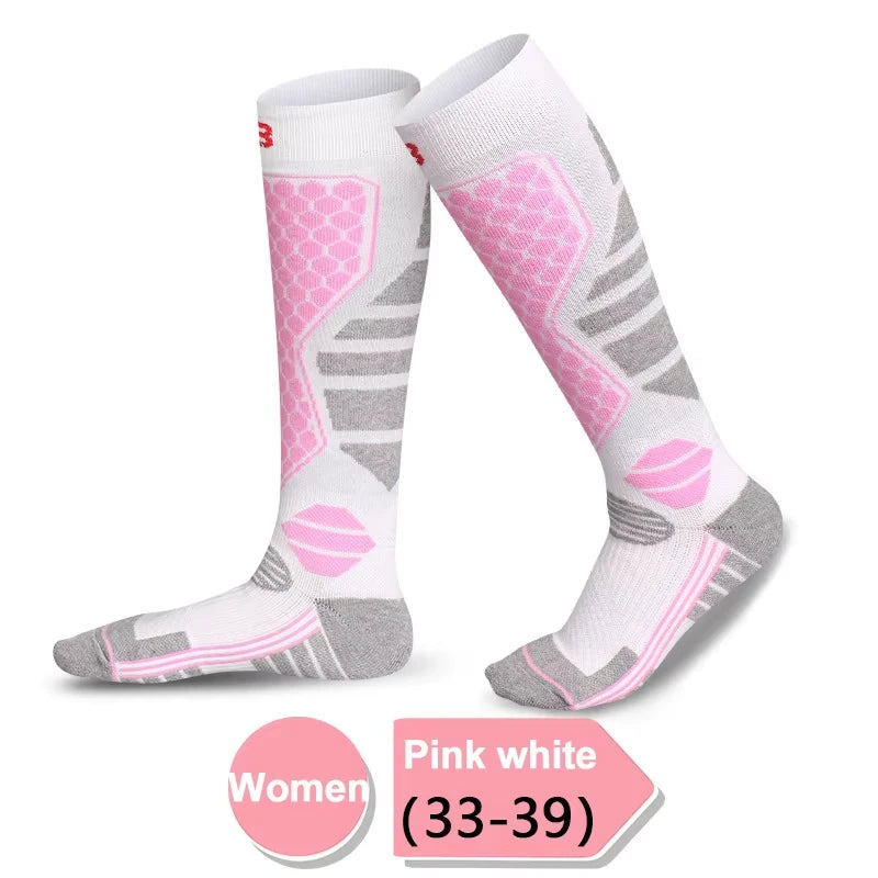 New Winter Warm Ski Socks Anti-slip Thickened Compression Snowboard Socks Thermal Moisture-wicking Knee High Socks 2026