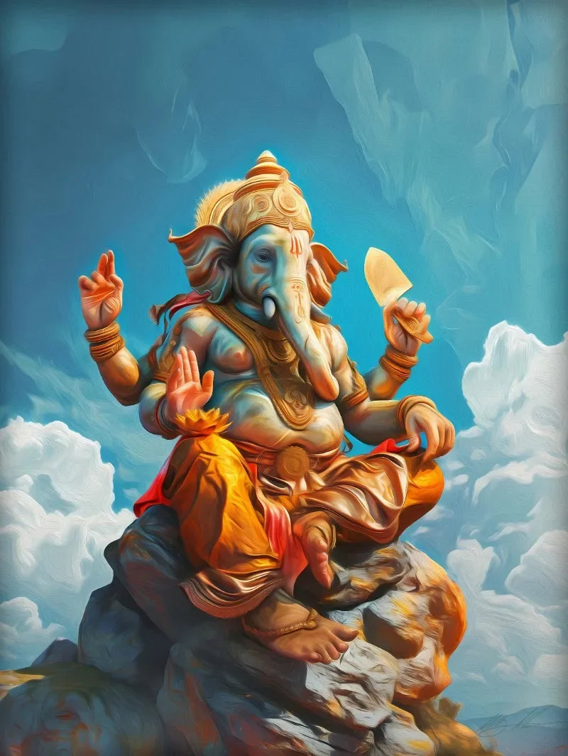 Divine Goddess Durga Hindu Indian Hindu Meditation Yoga Poster Print Wall Art Pictures Canvas Painting Living Room Home Decor