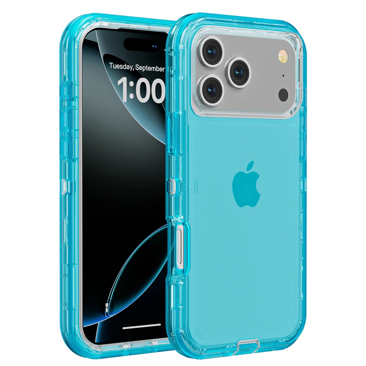 3 IN1 For iPhone 17 16E 15 14 16 PLUS 11 17 Pro MAX MINI 17 Air Phone Case Heavy Duty Hybrid Rugged Shockproof Armor Hard Cover
