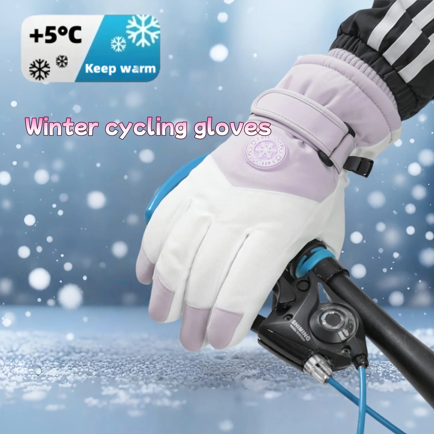 Ski Gloves Winter Gloves for Women Men Snowboard Mittens Touchscreen Gloves Snowmobile Motor Waterproof Thermal Snow Gloves