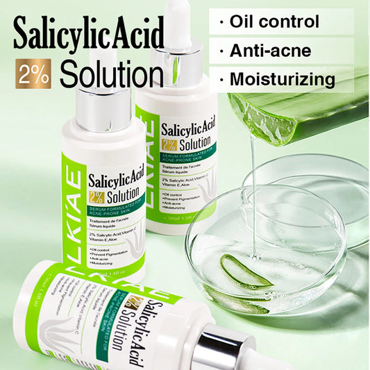 LKIAE Aloe Vera Lightening Face Serum, Idea Facial Essence to Anti Acne, with Vitamin C, Vitamin E, Moisturizing, Clean Skin