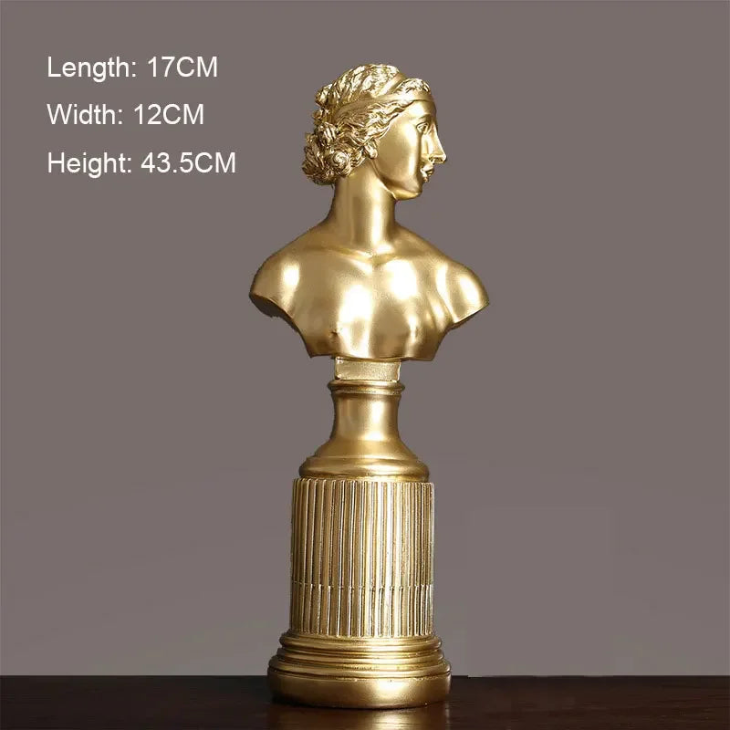 Home Decoration Goddess Statue Model Light Luxury Livingroom Bedroom Office Hotel Hall Decor Art Crafts Figurines Ornaments