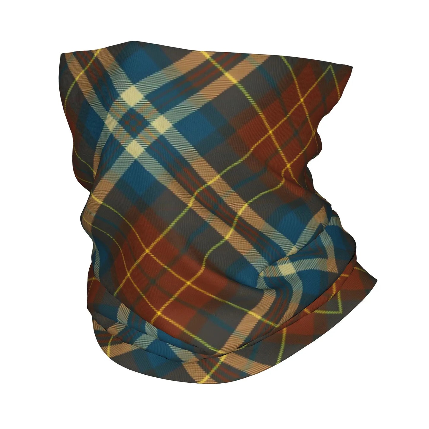 Custom Stewart Royal Scottish Tartan Bandana Neck Gaiter for Ski Camping Women Men Wrap Scarf Scotland Print Headband Warmer