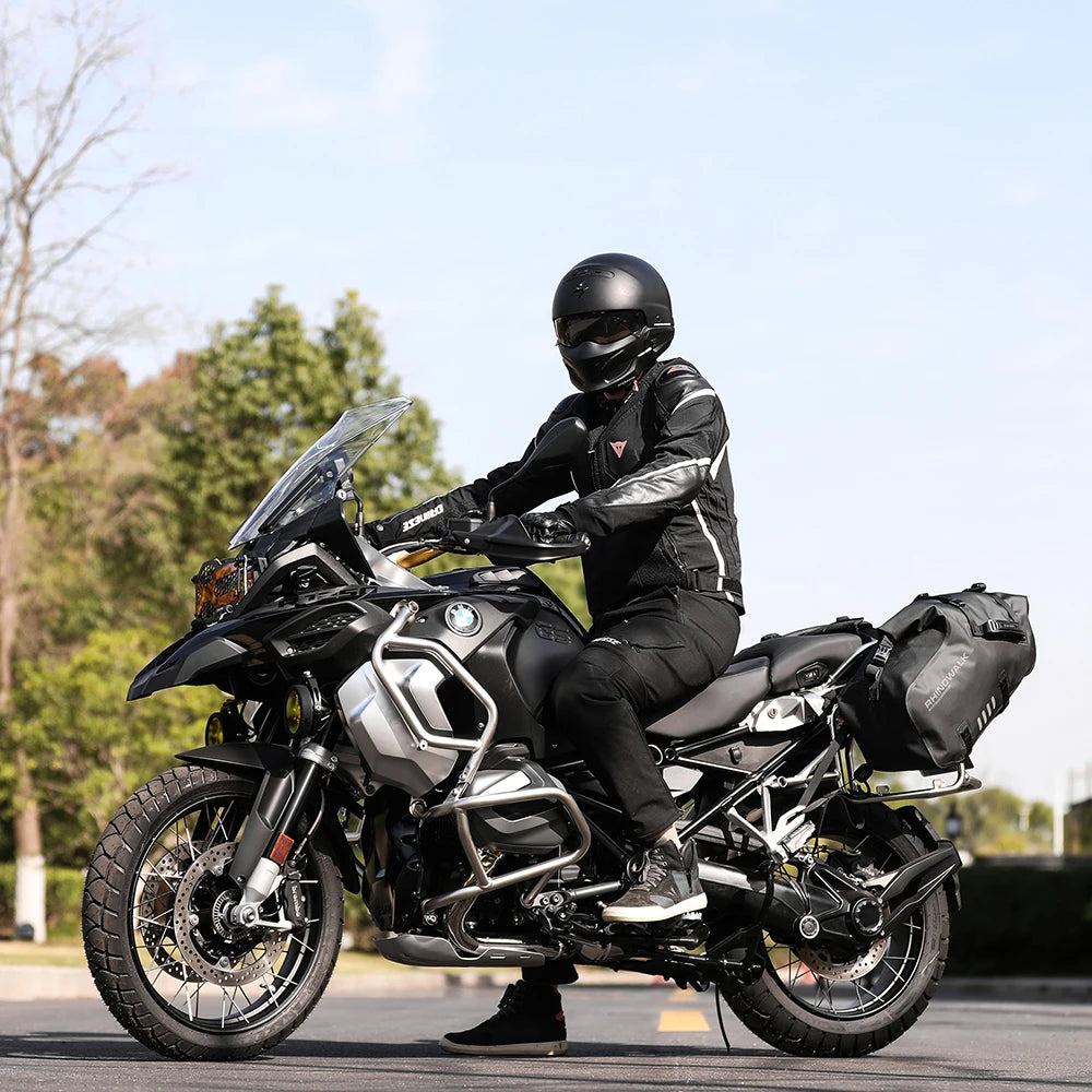 Rhinowalk Motorcycle Side Bag 2PC 100% Waterproof 18L/28L/48L Motorbike Saddle Bag Motor Pannier Bag Saddle Bags Travel Luggage