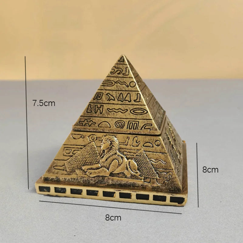 Ancient Egypt Pyramid Obelisk Statue,Isis God Figurines Egyptian Magic Marriage Goddess Resin Sculpture Crafts Home Decortion