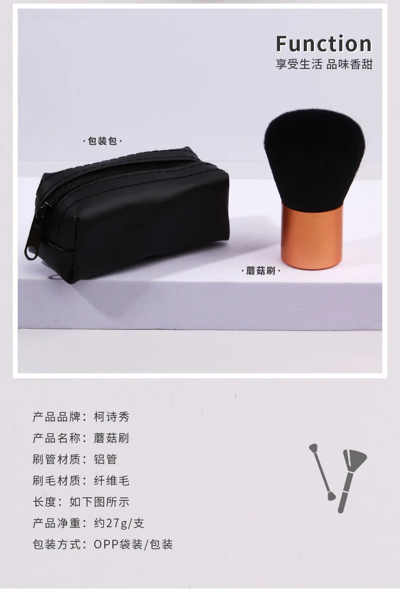 Makeup Brush Beauty Tool - 1Pcs Foundation, Blush, Concealer, Contour, Highlight, Cheek Brush for Blending, Round Angled Top