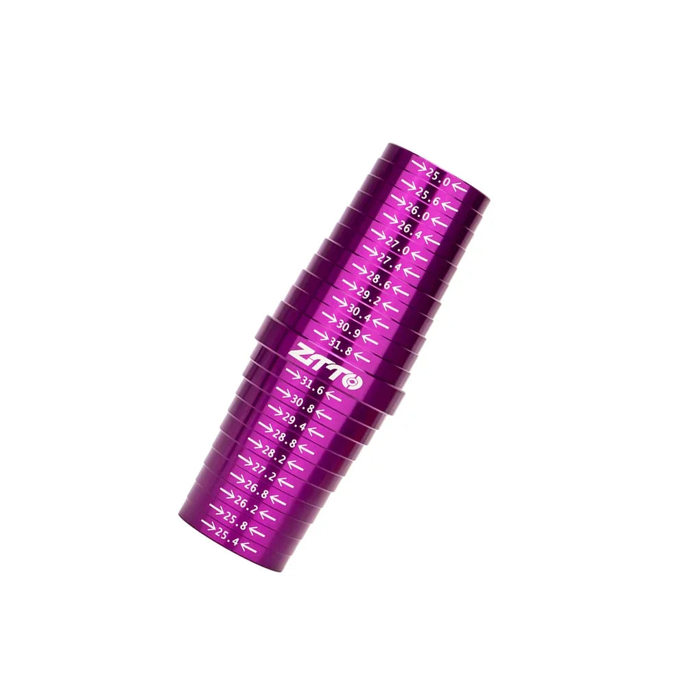 ZTTO Bicycle Seat Post Measurer Bike Frame Tube Diameter Tool Accurate 25.4 27.2 28.6 30.9 31.6 31.8 Durable Aluminum alloy