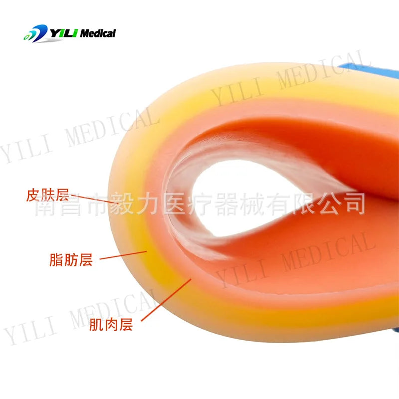Teaching Surgical Suture Kit Medical Student Practice Anatomy Kit Simulation Silicone Suture Practice Mat