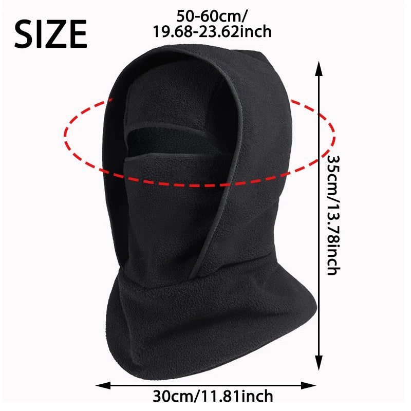 Musion Balaclava Winter Mask  Hot Head Cover Adjustable Design  Fit  Head Shape  Windproof  Warm Suitable  Camping  Cycling