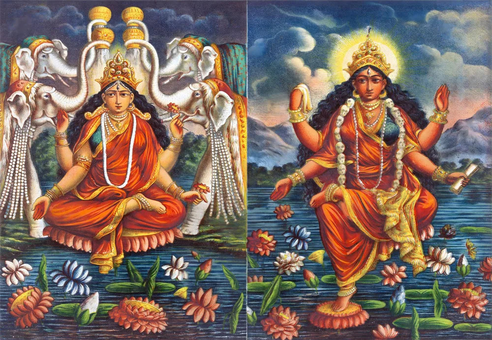 Hindu Goddess Wall Art Kali Mahavidya Poster Tantric Shakti Devi Canvas Painting Home Living Room Decoration Painting