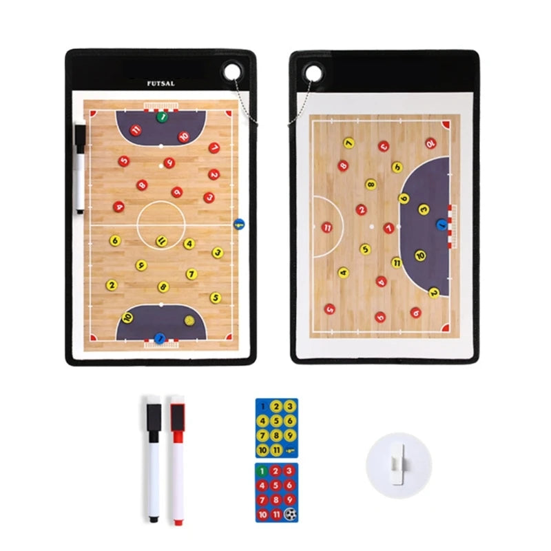 Basketball Coaching Clipboard with Dry Erases Marker and Magnets, Basketball Dry Erases Board for Coaches Football Sport