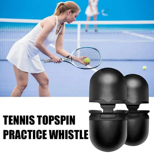 2025 Tennis Topspin Training Whistle - Portable Swing Aid for Beginners, Practice Hitting Trainer Master with Feedback Function