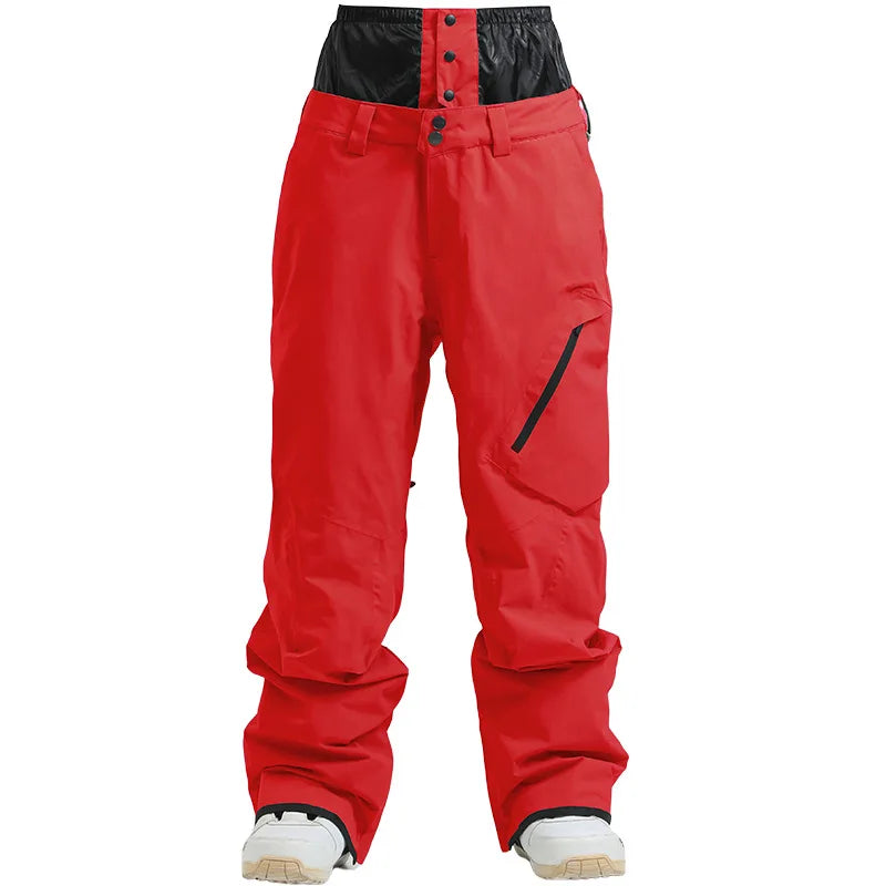 GSOU SNOW Women Men Ski Pants Snowboard Pants Super Baggy Snowboarding Loose Snow sport Insulation Waterproof Windproof