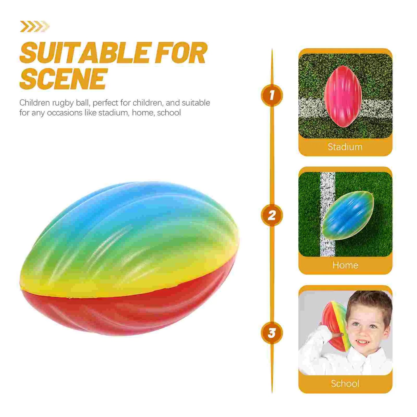 Football Toy Training Rugby Major Balls Kids Sports Toys Youth Pu Mini for Children's Small Footballs