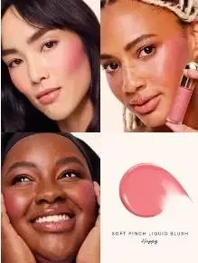 Rare Beauty Lipstick Lip Waterproof Gloss Glossy Shimmer Liquid Blush Long-lasting Non-makeup Liquid Contour Natural Blendable