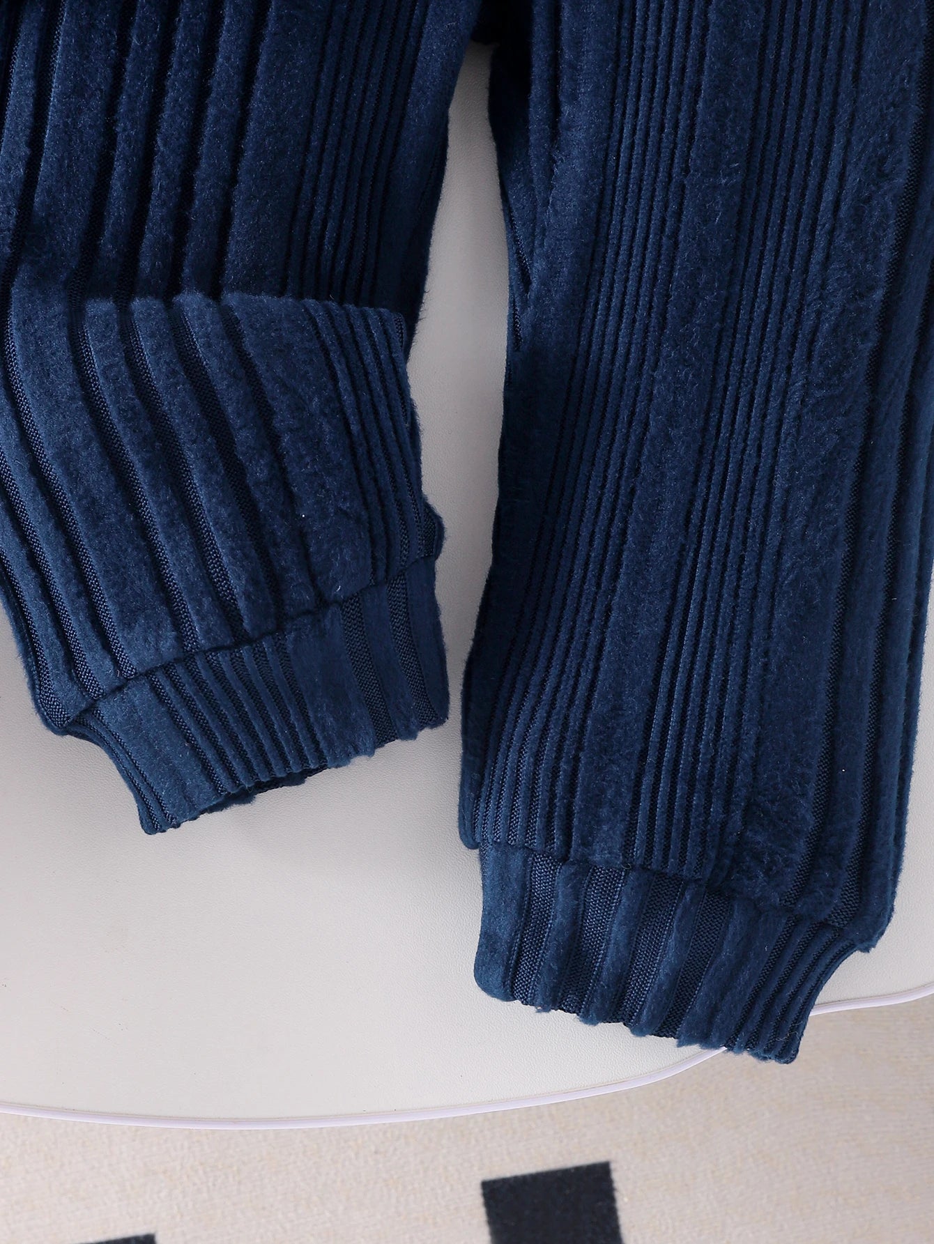 2PCS Autumn new style for boys and babies fashionable casual round-collar color matching top and trousers two-piece set