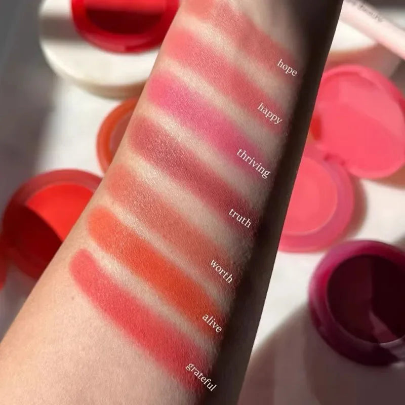 Rare Beauty Liquid Blush Cream Sheer Dewy Finish Lasting Blendable Multi-use Cheek Lip Tint Portable Gentle Makeup Gift for Girl