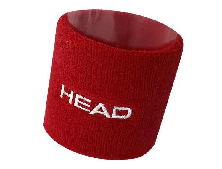 Original HEAD Tennis Wristband Badminton Sport Wristband Cotton Comfortable Sweat Wiping Non Slip Wristband