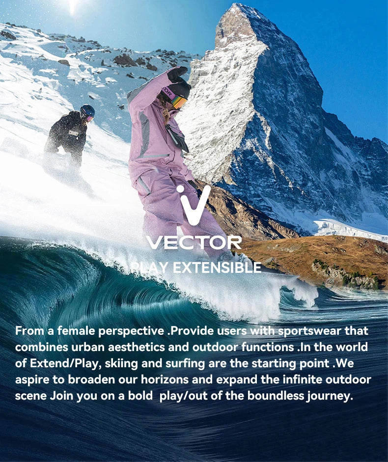VECTOR Children Boy and Girl Color Clash Fleece Vest Mid Layer Warmth Lock Warm Quick Drying Ski Outdoor Sports Skiing Hiking