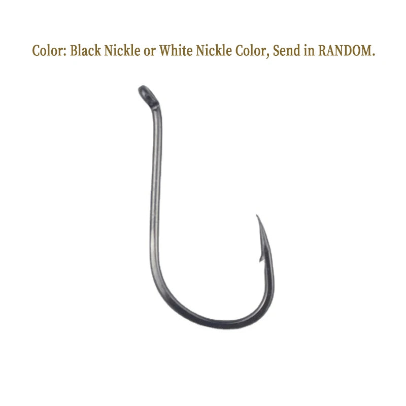 [100PCS/lot] Octopus Beak Hook Saltwater Fishing Hooks Fly Tying Hooks Tip Wholesale Wifreo Promotion Black Nickle