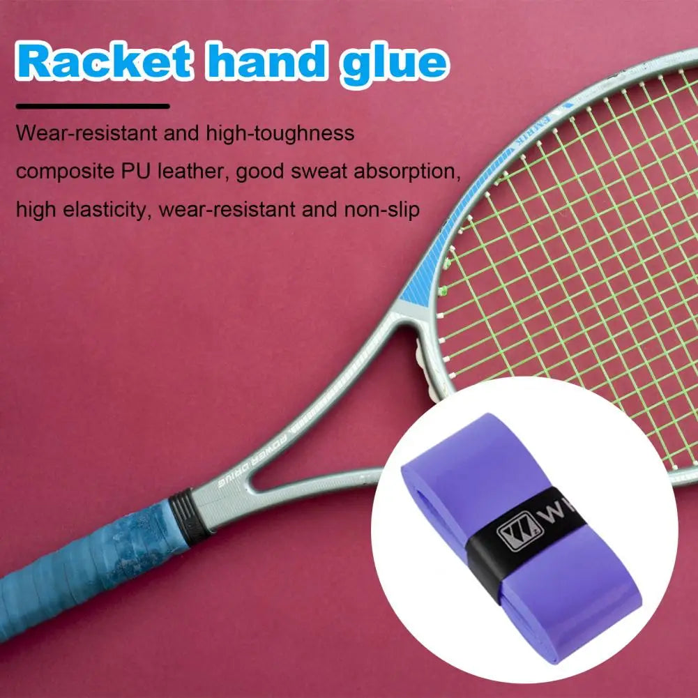 110*2.5cm Tennis Racket Grip Tape Anti Slip Sweat Absorbent Grip Overgrip Tape Badminton Tennis Cover Tape Sports Accessories