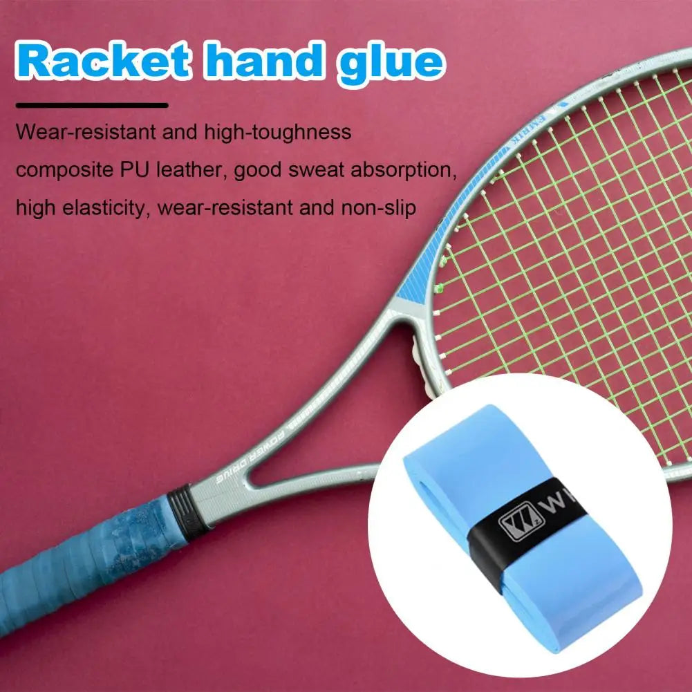 110*2.5cm Tennis Racket Grip Tape Anti Slip Sweat Absorbent Grip Overgrip Tape Badminton Tennis Cover Tape Sports Accessories