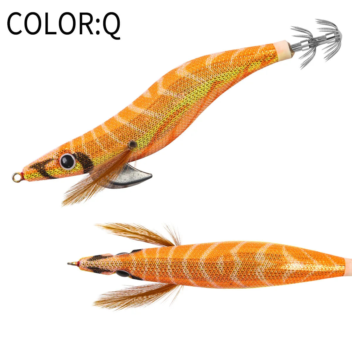 12g 14g 19g Squid Jig Floating Eging Fishing Squid Lure Fishing Lure Artificial Bait for Fishing Squid Hook Octopus Cuttlefish