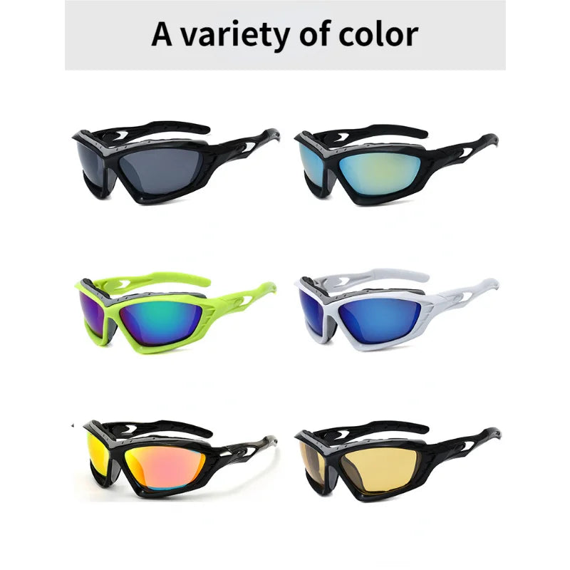 Sport Sunglasses UV400 Outdoor Running Riding Fishing Goggles MTB Cycling Glasses Road Bike Case Women Men Bicycle Eyewear