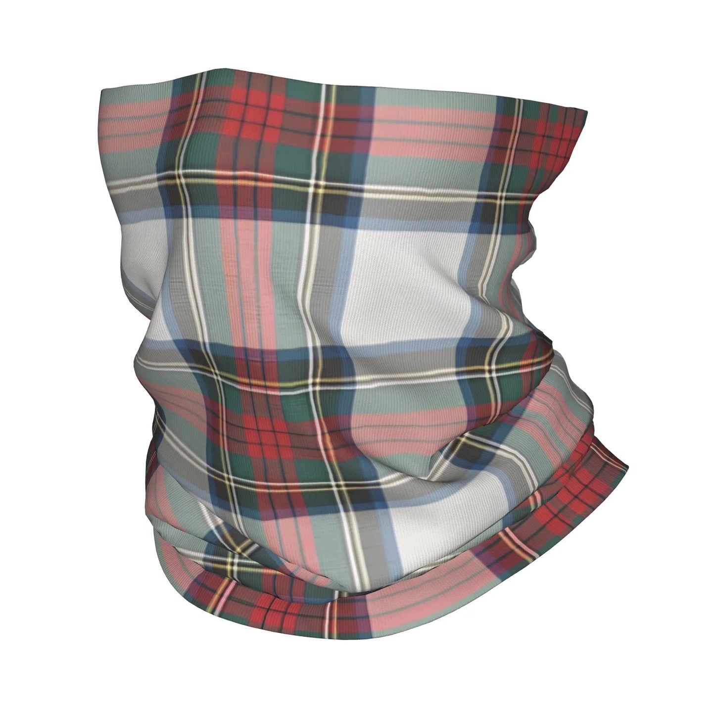 Custom Stewart Royal Scottish Tartan Bandana Neck Gaiter for Ski Camping Women Men Wrap Scarf Scotland Print Headband Warmer