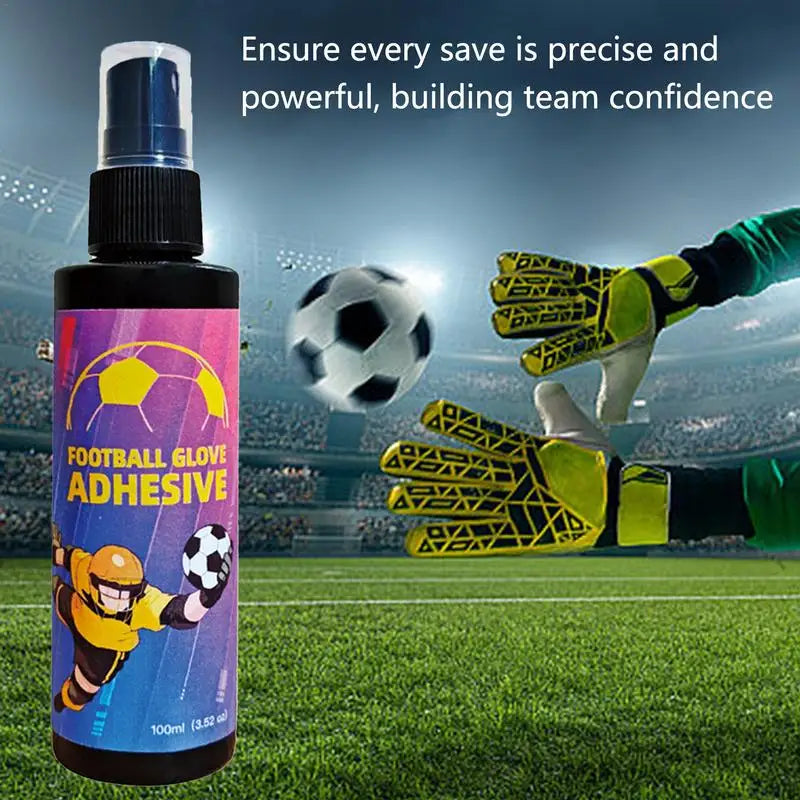 Gloves Glue Goalkeeper Spray 100ml Goalie Grip Spray Extra Grip For Soccer Goalie Gloves Soccer Gloves Grip Reinforcement Better
