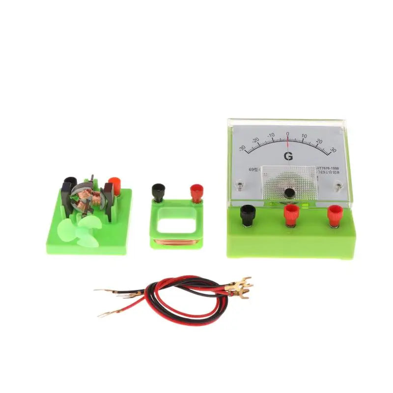 1Set Physics Electromagnetic Induction Experiment Coil Copper DC Motor Teaching Solenoid Experimental Equipment