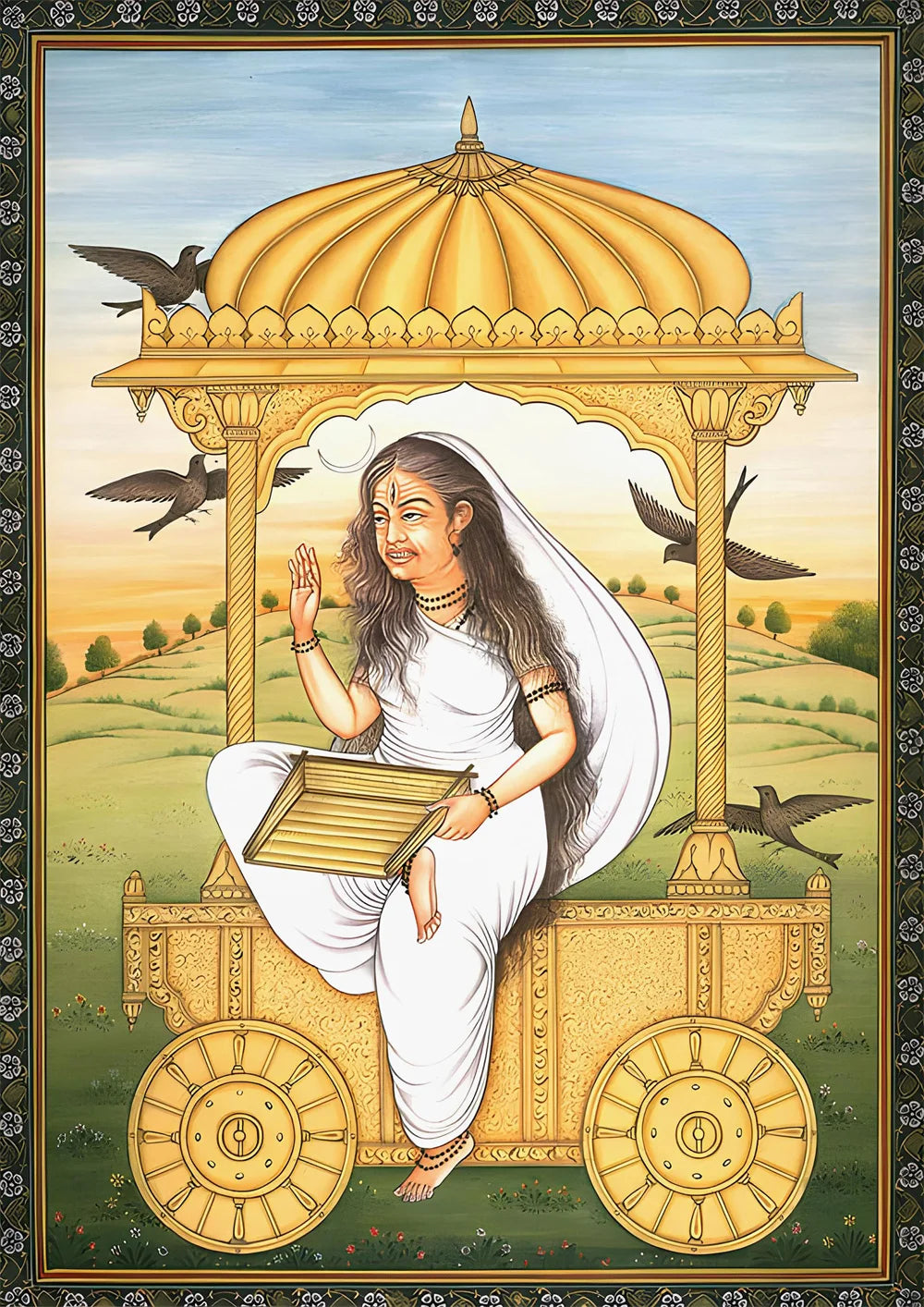 Hindu Goddess Wall Art Kali Mahavidya Poster Tantric Shakti Devi Canvas Painting Home Living Room Decoration Painting