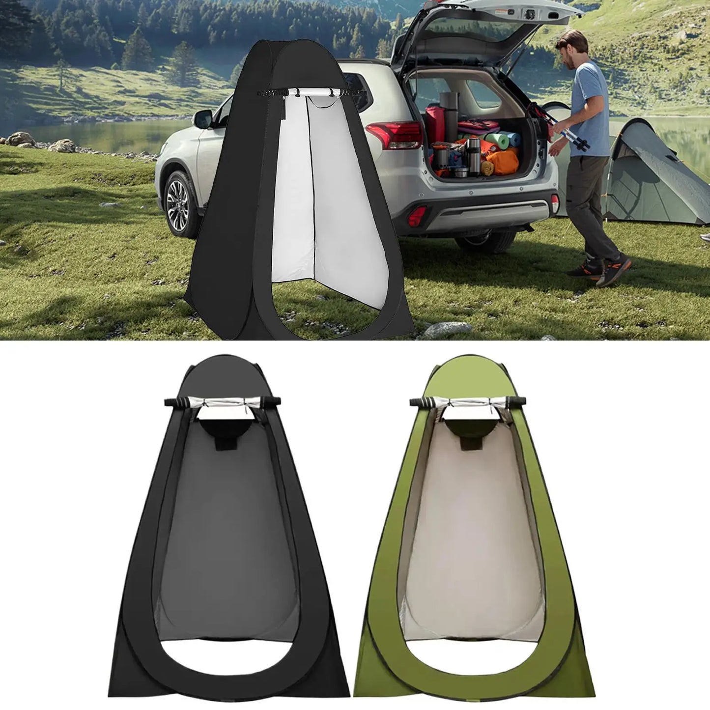 Portable Outdoor Privacy Shower Tent/ Movable Toilet/Enclosure Warm Bathing Shelter/camping Shower/ Sun Rain Shelter