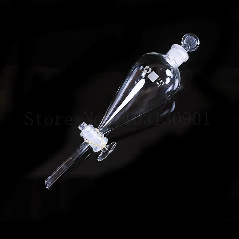 60ml-1000ml Lab Glass Pear-Shaped Separatory Funnel Used to Eurify Essential Oil Chemical Experiment