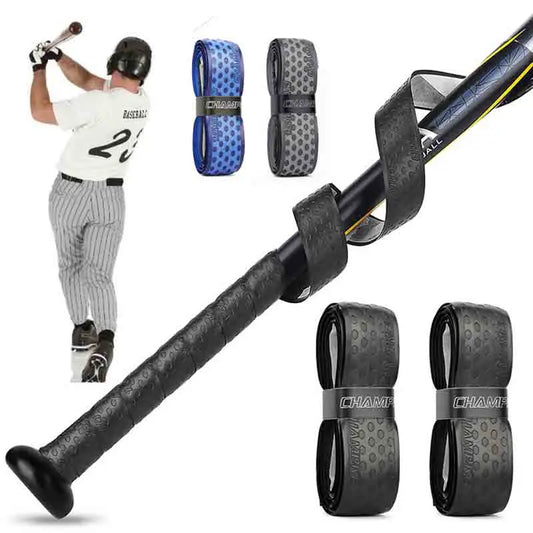 1M Bat Grip Tape For Baseball Absorbs Sweat Tennis Grip Racket Handle Grip PU Anti-Skid Overgrip Sweatband Tape For Pickleball