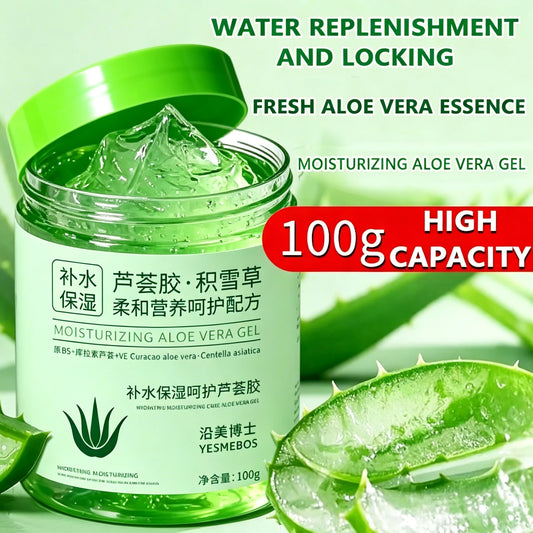 Aloe Vera Centella Asiatica Gel, Facial Care, Refreshing Aloe Vera Gel, Rich in Aloe Vera Ingredients, Hydrates and Firm