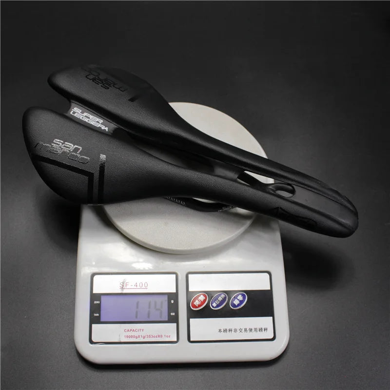 San Marco Aspider Carbon Fiber Saddle for City Cycling And Mountain Bike Racing Seat with Carbon Rails Unisex