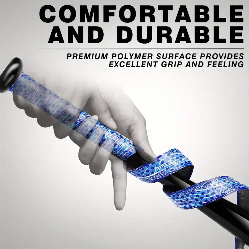 1M Bat Grip Tape For Baseball Absorbs Sweat Tennis Grip Racket Handle Grip PU Anti-Skid Overgrip Sweatband Tape For Pickleball