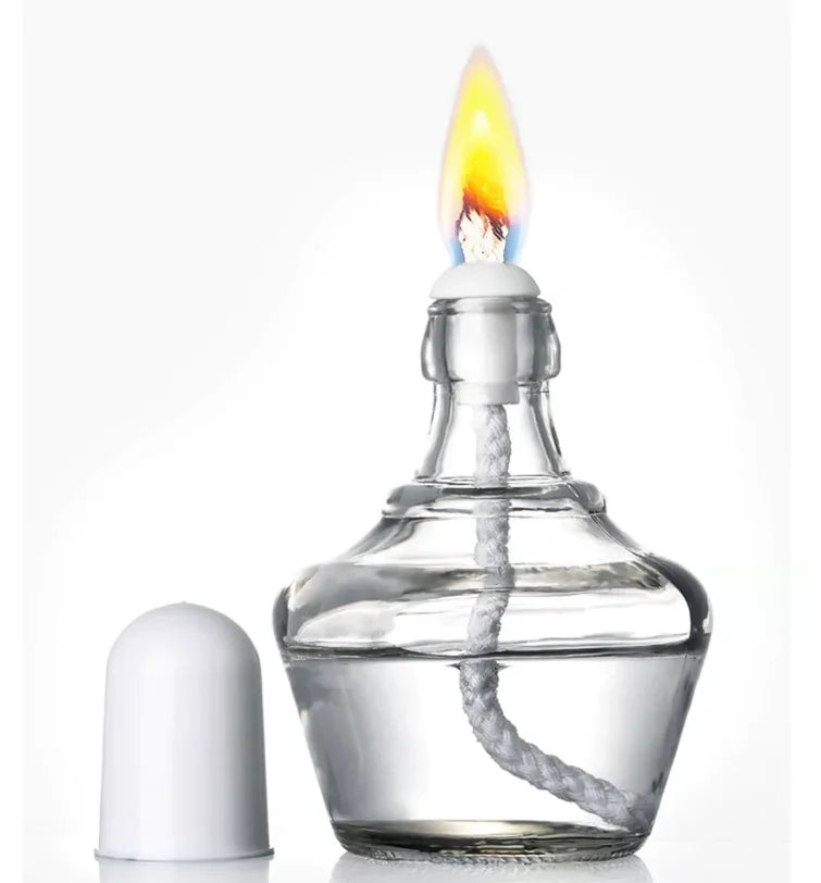 1pcs Glass Alcohol Burner Lamp Glass Chemistry Laboratory Heating Equipment Educational Supplies 25/60/125/250ml