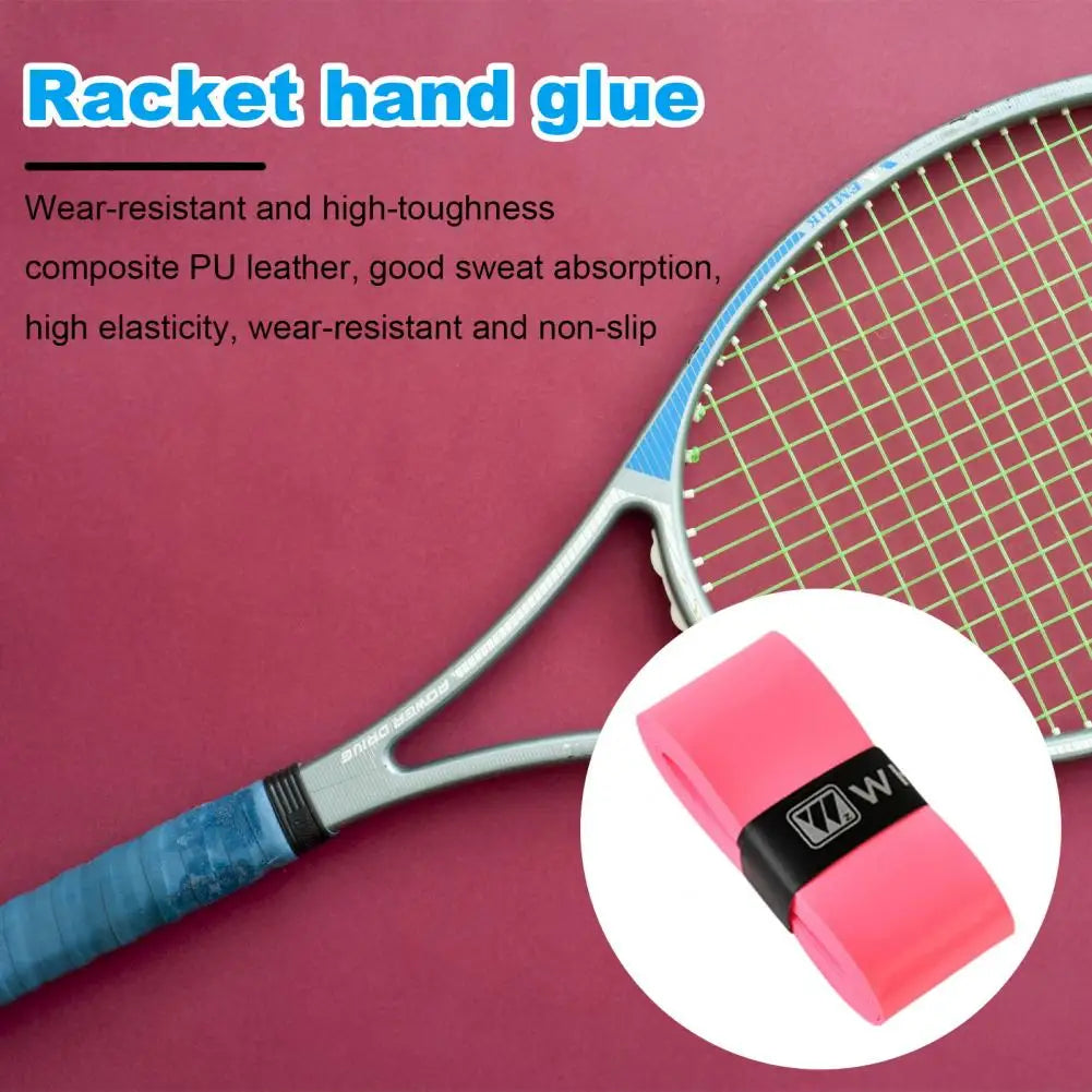 110*2.5cm Tennis Racket Grip Tape Anti Slip Sweat Absorbent Grip Overgrip Tape Badminton Tennis Cover Tape Sports Accessories