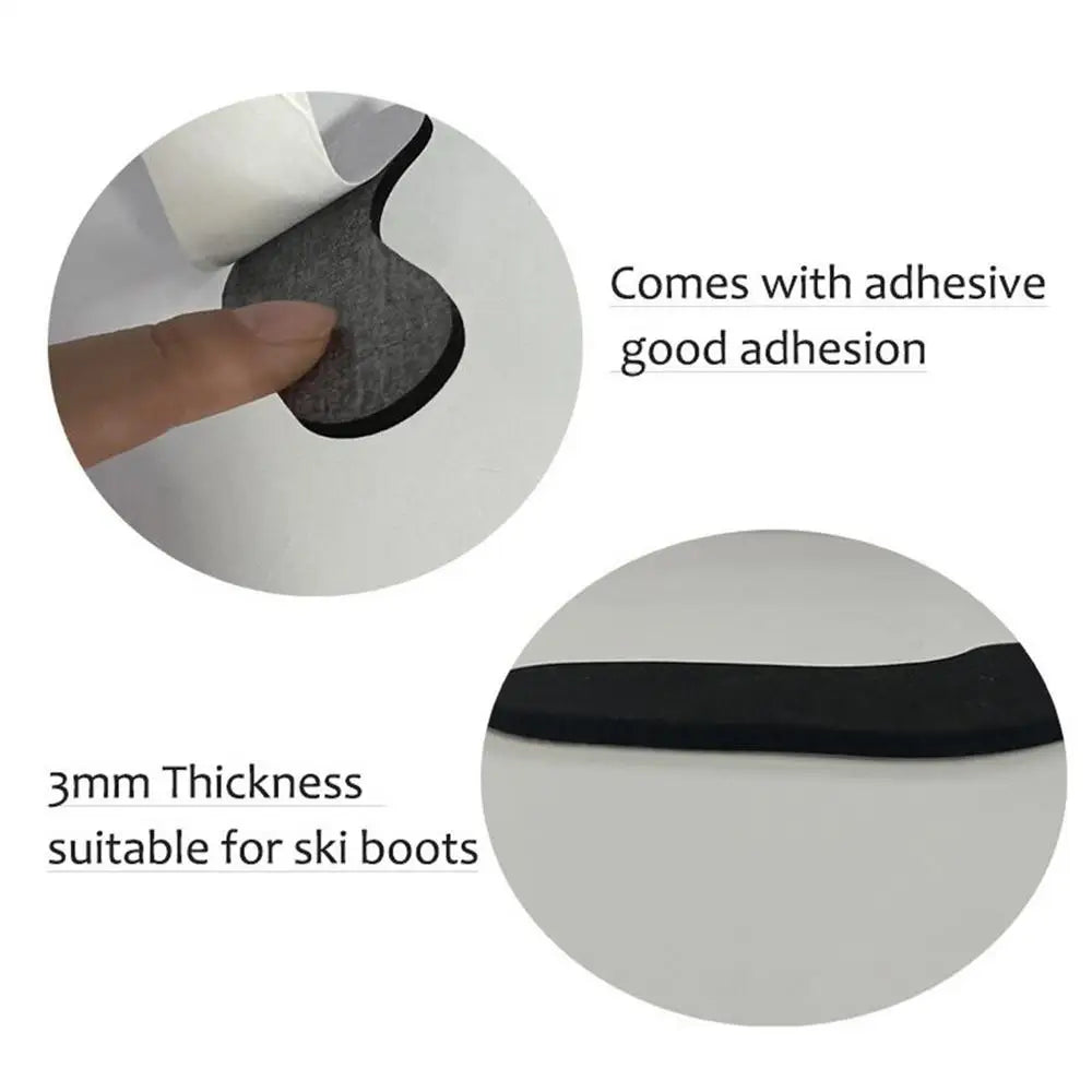 Comfortable Ski Boot Pads Snowboard Adhesive Foam Pads Ski Boot Ankle Wrap Pads Adhesive Snowboard And Ski Boot Fitting Pads