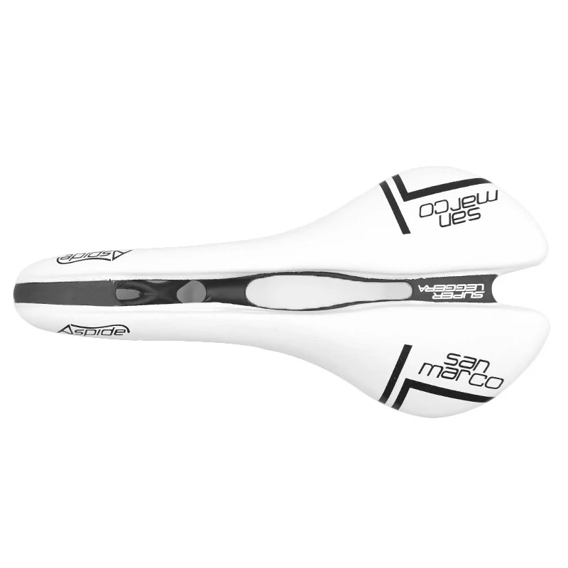 San Marco Aspider Carbon Fiber Saddle for City Cycling And Mountain Bike Racing Seat with Carbon Rails Unisex