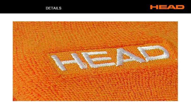 Original HEAD Tennis Wristband Badminton Sport Wristband Cotton Comfortable Sweat Wiping Non Slip Wristband