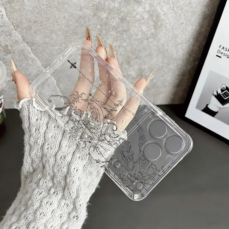 The Phone for  iPhone17Air 16 15 14 13 12 11 Pro Max X XS XR XSMAX 7 8 6 6S PlusWinged Goddess