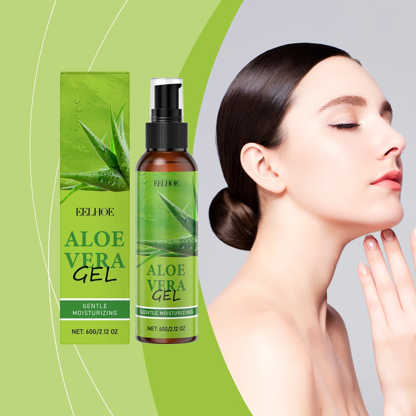 Aloe Vera Gel Nourishing Sooth Skin Reduce Discomfort Improving Skin Texture Enhance Skin Radiance Moisturizing Aloe Essence Gel