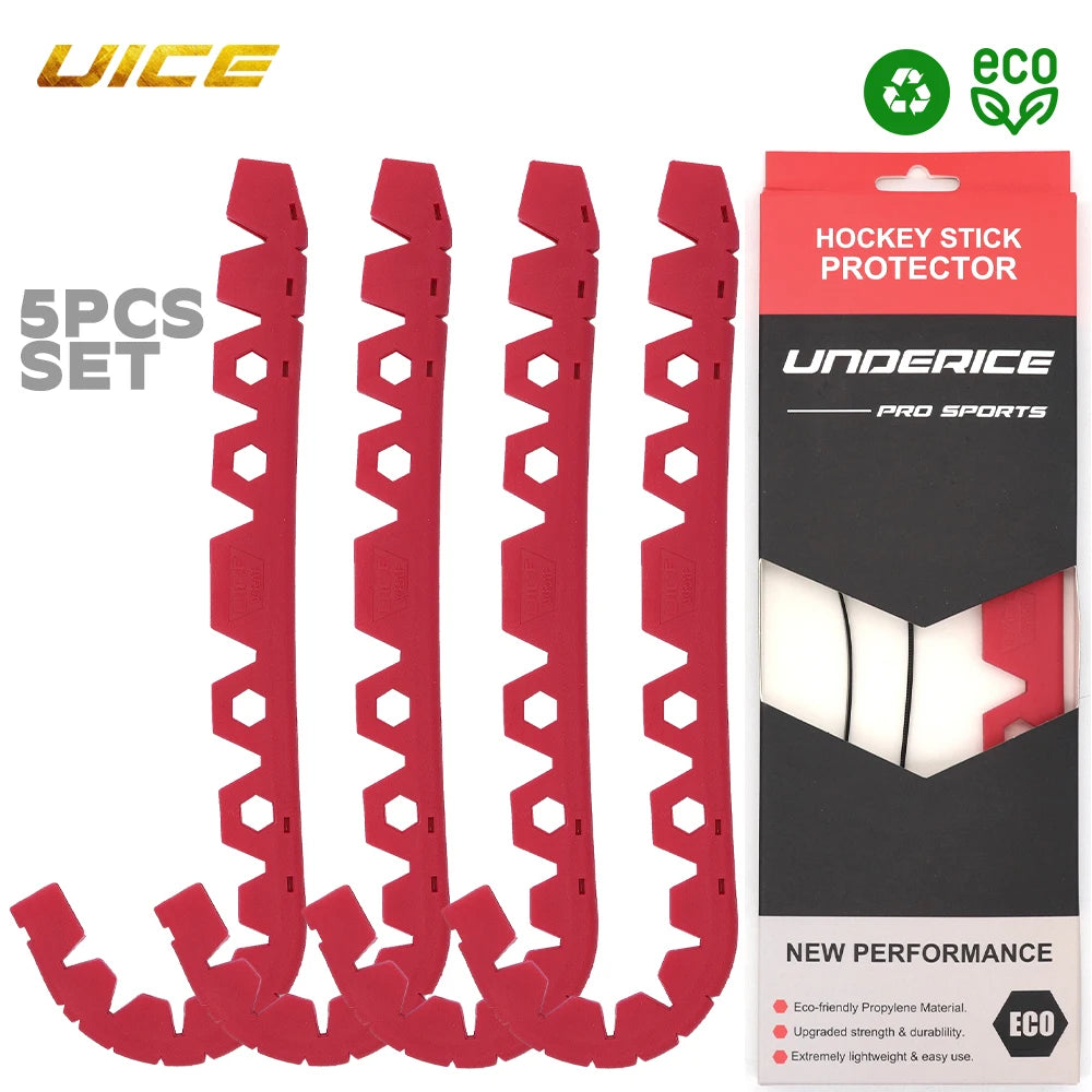 UICE 5pcs Pro Ice Hockey Stick Blade Protector Hockey Accessories ECO Material For Ice Training Practice Hockey Equipment