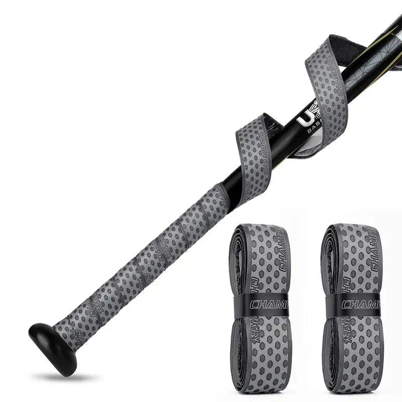 1M Bat Grip Tape For Baseball Absorbs Sweat Tennis Grip Racket Handle Grip PU Anti-Skid Overgrip Sweatband Tape For Pickleball