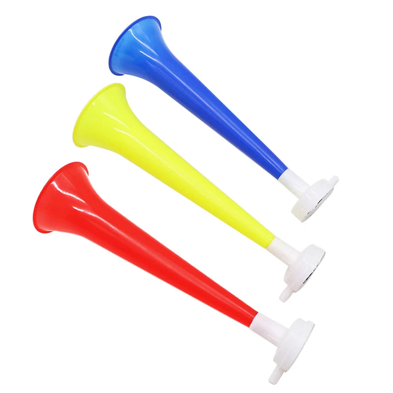 Random Color 1PC Cheer Plastic Horn Football Game Fans Cheerleading Props Vuvuzela Kid Trumpet Football Cheer Horns